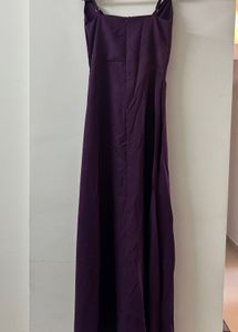 Elegant Purple Maxi Dress