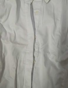 Classic White Button-Up Shirt