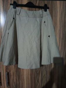 Chic A-line Mini Skirt