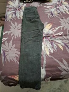 Classic High-Rise Charcoal Grey Jeans