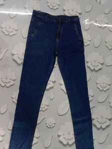 Dark Blue Denim Jeans