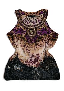 Beaded Y2K/Vintage top