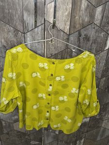 Whimsical Bicycle Print Top