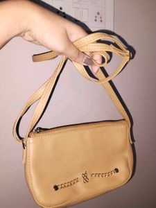 Stylish Beige Clutch Bag