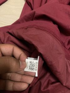 Fila Maroon Anorak Track Performance Jacket