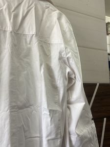 Emily Daniels White Button-Down Shirt