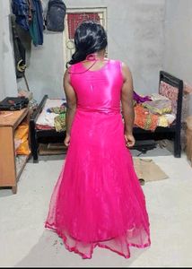 Pink Embellisheh ethnic gawn