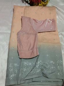 Elegant Ombre Saree with blouse