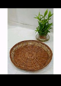 CANE ROUND BASKET