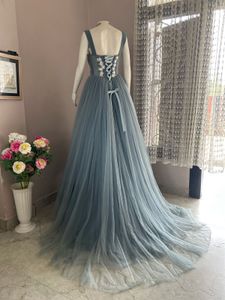 FIXED PRICE Blue Tulle Ballgown