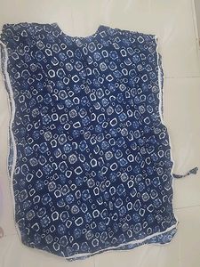 Blue Printed Kurta