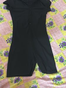 Black Button-Down Shirt