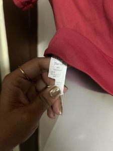 Red Cropped Short Sleeve Top