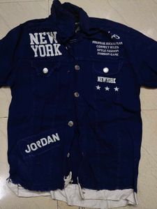 💙 Stylish Navy Blue Casual Jacket 🧥