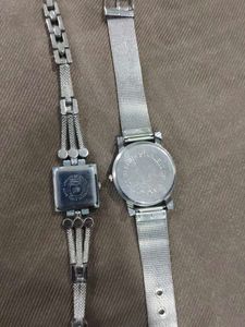 Cute Emoticon &amp; Red Stone Watch Set