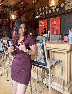 Maroon Bodycon Dress