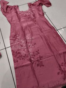 Beautiful Pink Kurta Set Farsi salwar