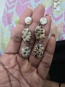 Oxidized Silver Choker with Earrings