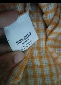 Chic Yellow Gingham Puff Sleeve Top