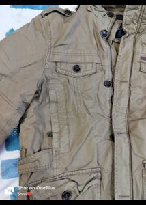 Khaki Casual Jacket coat size 2xl
