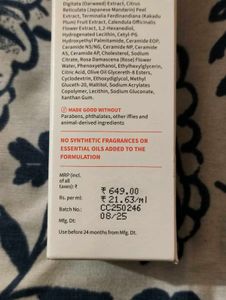 Calendula 10% vitamin c barrier boosting