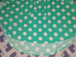 Green Polka Dot Top