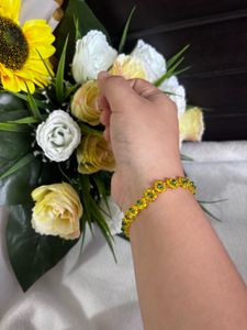 Beaded Flower Bracelet