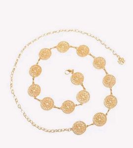 Elegant Gold Chain Belt