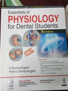 Essentials of Physiology for Dental Students