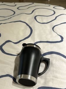 Black "Exly" Insulated Travel Mug