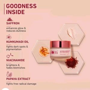 Plum Saffron &amp; Kumkumadi Oil Daily Glow Bright Moi