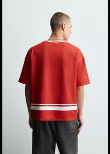 Zara Social Leagues Red Graphic jersey