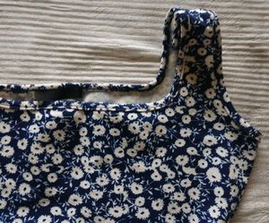 Shein Floral Crop Top