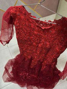 Stunning Red Barbie Gown