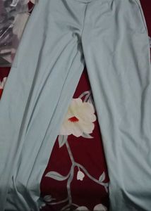 Comfortable Grey Wide Leg Pants