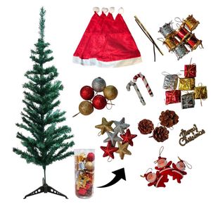 PartyCorp Xmas Tree With Mix Decoration Danglers S