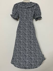 Floral Wrap Dress with Ruffle Detail