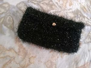 ✨ Handmade Sparkle Clutch Bag