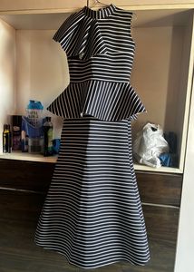 Blue White Strip Dress