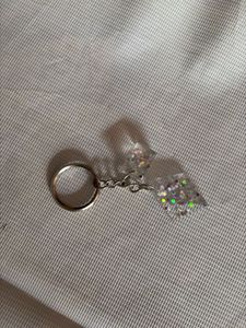 Sparkly Resin Keychain