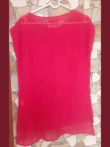 Odel Pink Embellished Sleeveless Top – XL