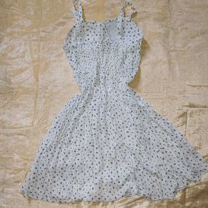 Cute Floral Print Mini Dress