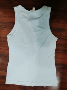 Light Blue Sleeveless Top with Tag