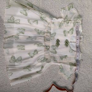 Adorable Butterfly Print Baby Girl Dress