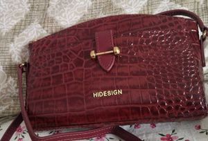 🛑 HIDESIGN LUXURY LEATHER SLING BAG