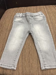 Grey  and Denim Jeans