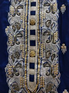 New-Georgette Suit And Dupatta With Plazo Pants.