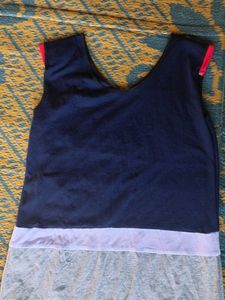 Casual Two-Tone Dress