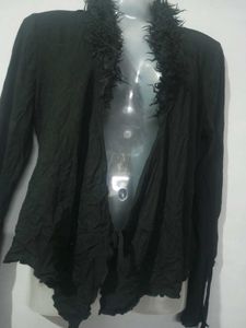 Very Beautiful Black Shrug Jacket