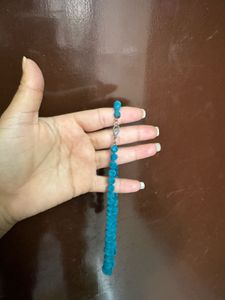 Turquoise Pom-Pom Necklace